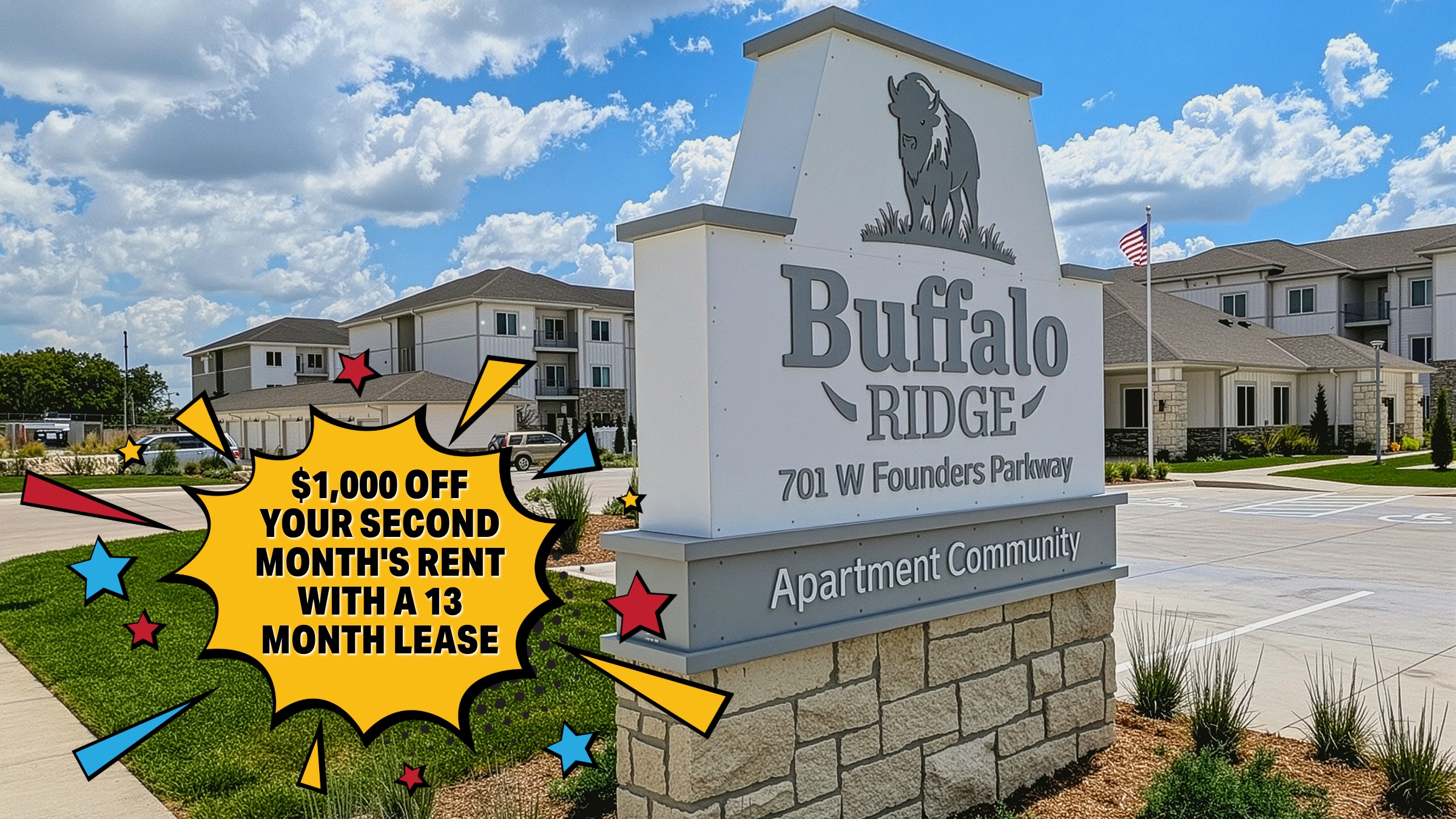 $1,000 rent credit, June 2026 special